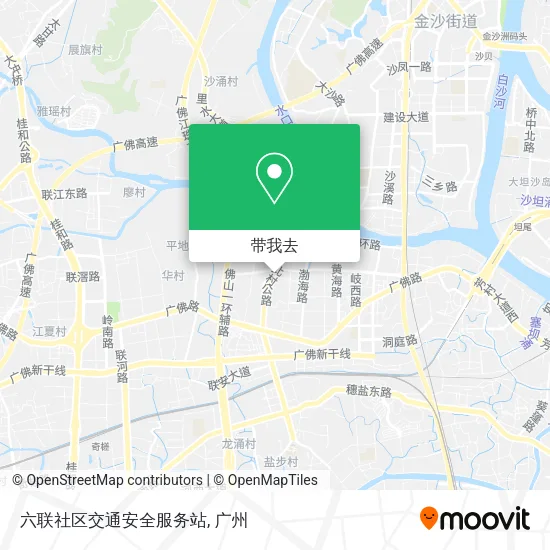 六联社区交通安全服务站地图