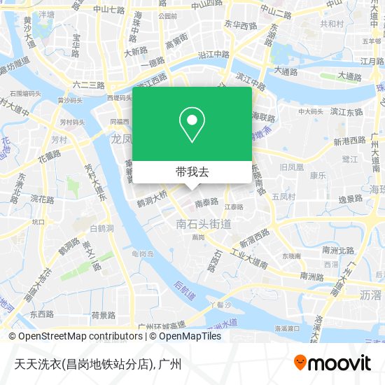 天天洗衣(昌岗地铁站分店)地图