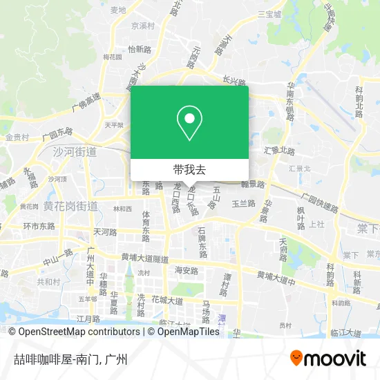 喆啡咖啡屋-南门地图