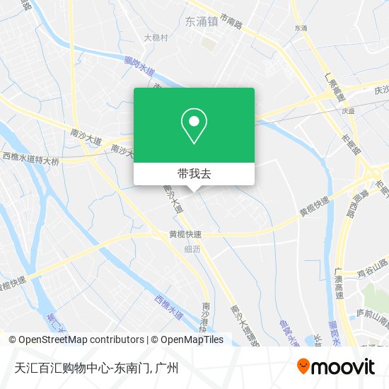 天汇百汇购物中心-东南门地图