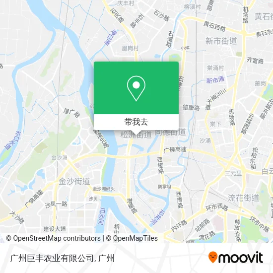 广州巨丰农业有限公司地图