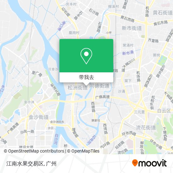 江南水果交易区地图