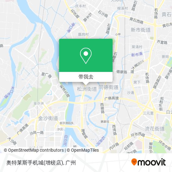 奥特莱斯手机城(增槎店)地图