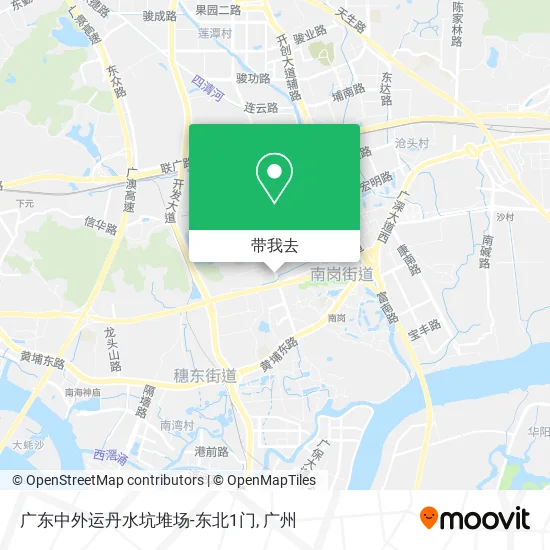 广东中外运丹水坑堆场-东北1门地图
