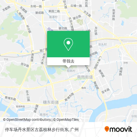 停车场丹水景区古荔枝林步行街东地图