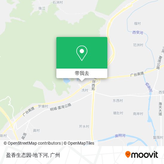 盈香生态园-地下河地图