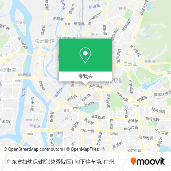 广东省妇幼保健院(越秀院区)-地下停车场地图