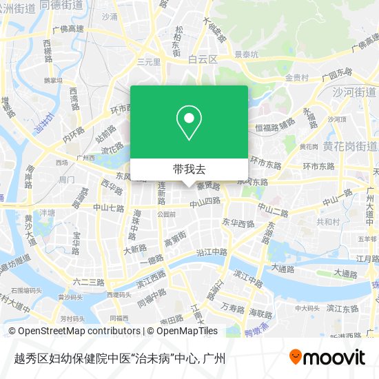 越秀区妇幼保健院中医“治未病”中心地图