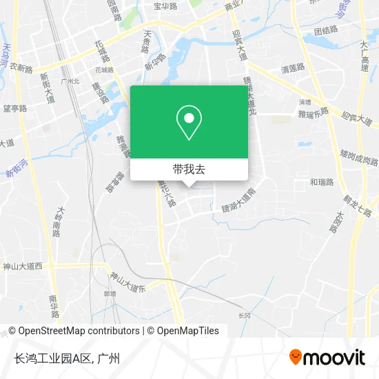 长鸿工业园A区地图