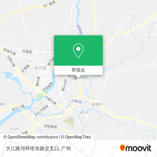 大江路与环市东路交叉口地图