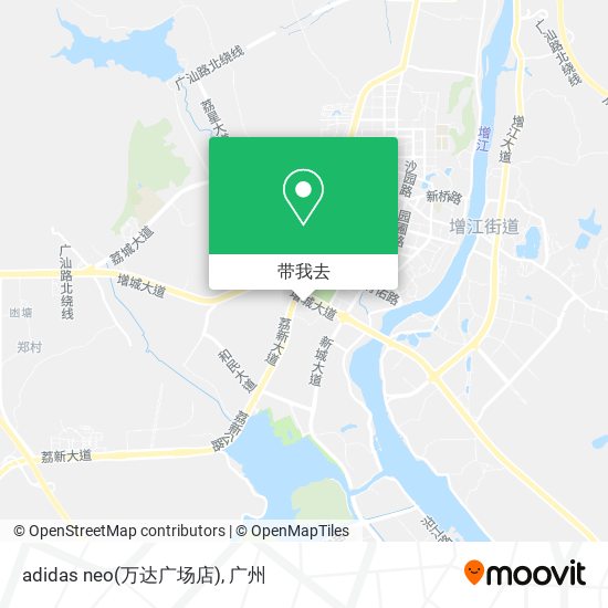adidas neo(万达广场店)地图