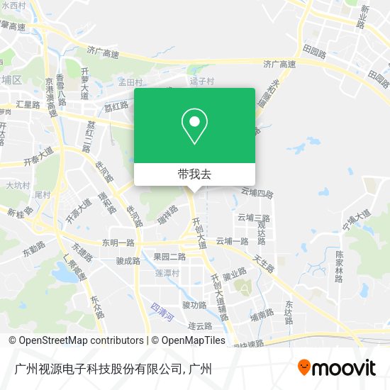 广州视源电子科技股份有限公司地图