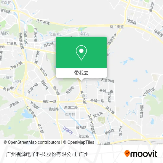 广州视源电子科技股份有限公司地图