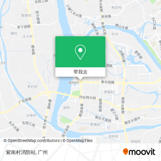 紫南村消防站地图