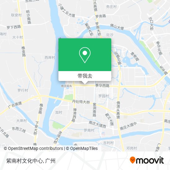 紫南村文化中心地图