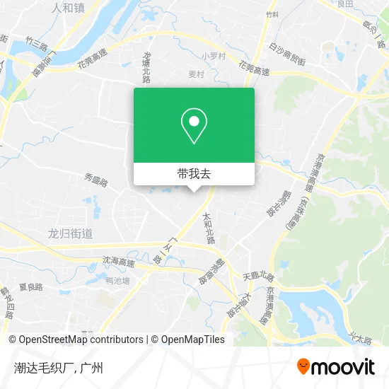 潮达毛织厂地图