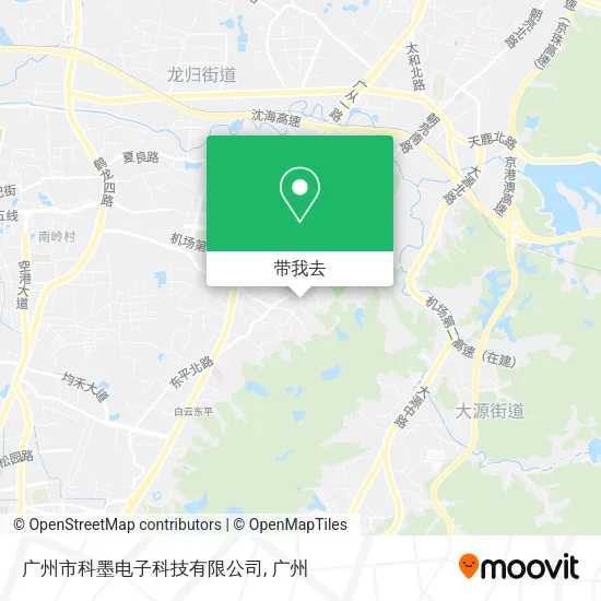 广州市科墨电子科技有限公司地图
