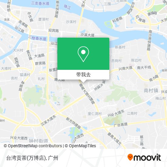 台湾贡茶(万博店)地图