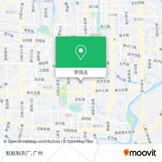 航航制衣厂地图