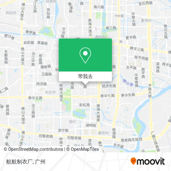 航航制衣厂地图
