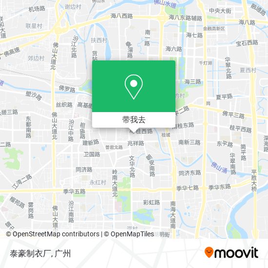 泰豪制衣厂地图