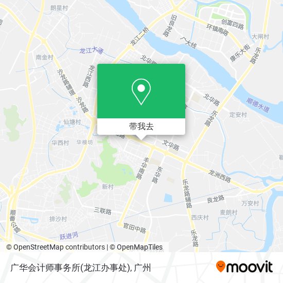 广华会计师事务所(龙江办事处)地图