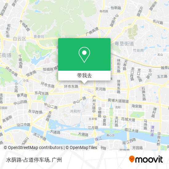 水荫路-占道停车场地图