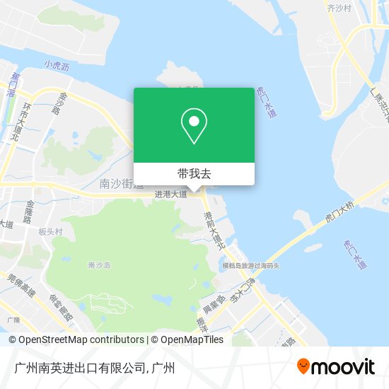 广州南英进出口有限公司地图