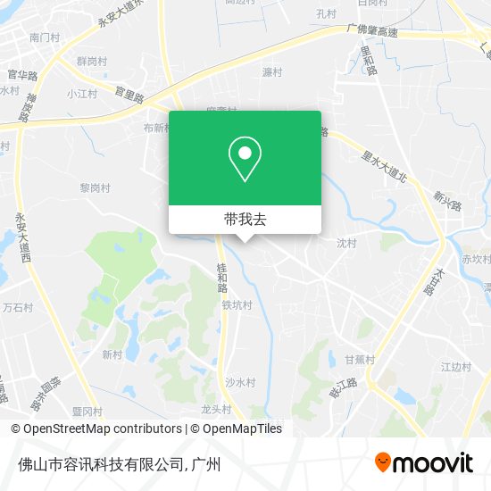 佛山巿容讯科技有限公司地图