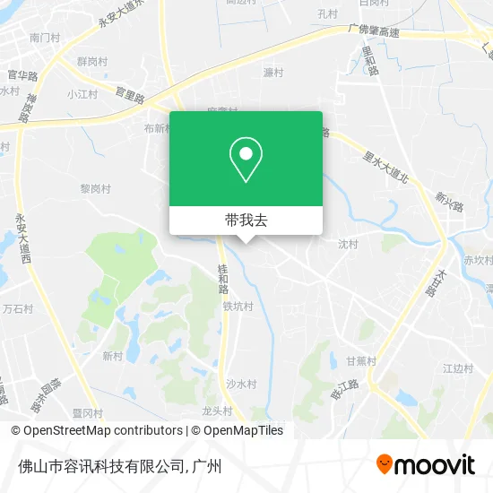 佛山巿容讯科技有限公司地图