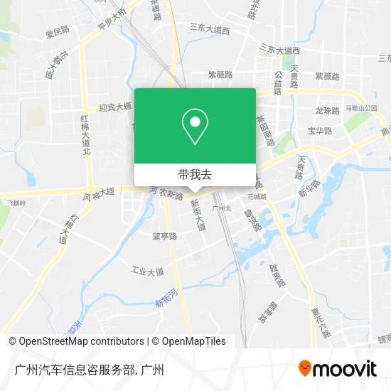 广州汽车信息咨服务部地图