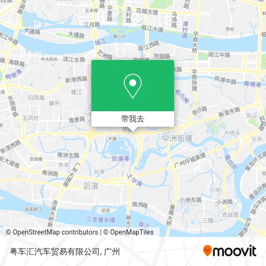 粤车汇汽车贸易有限公司地图