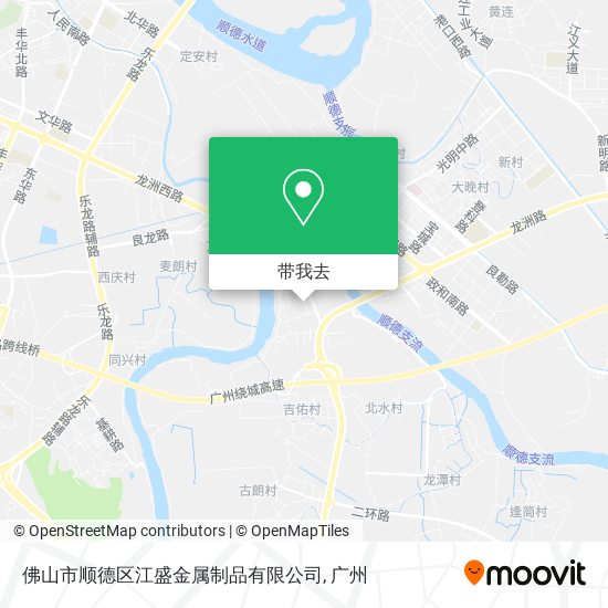 佛山市顺德区江盛金属制品有限公司地图