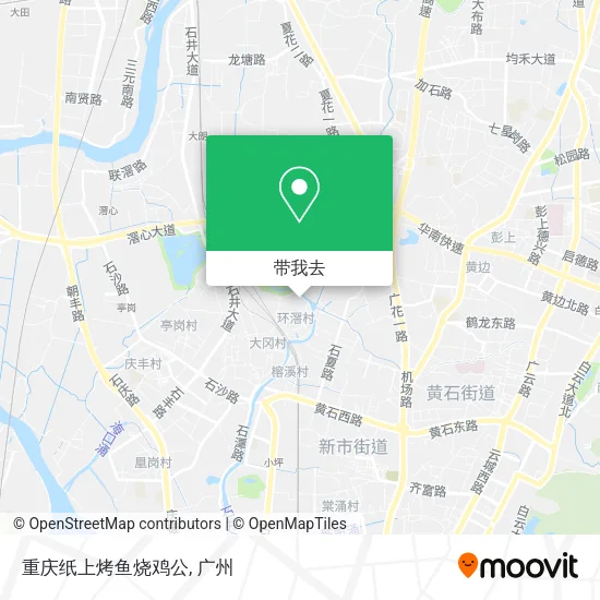 重庆纸上烤鱼烧鸡公地图
