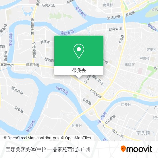 宝娜美容美体(中怡·一品豪苑西北)地图
