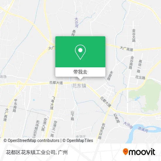 花都区花东镇工业公司地图