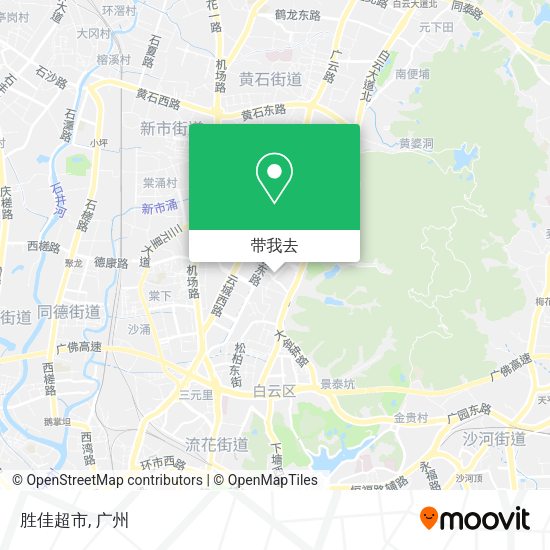 胜佳超市地图