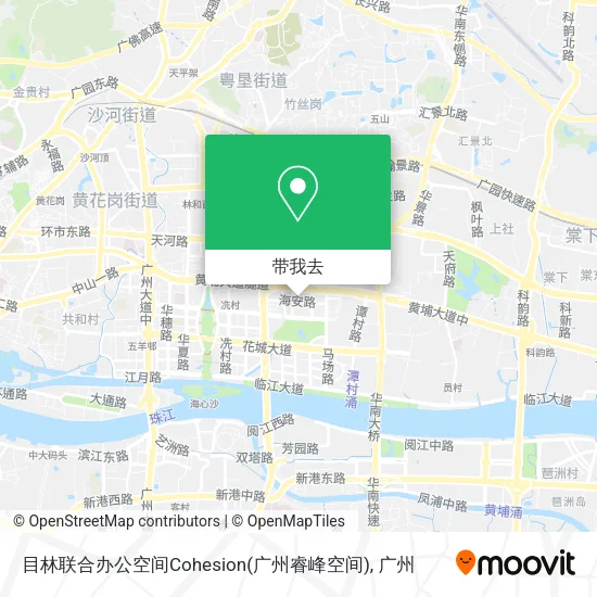 目林联合办公空间Cohesion(广州睿峰空间)地图