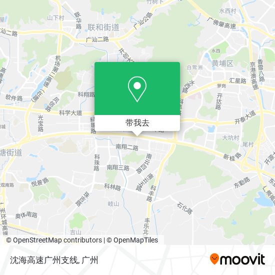 沈海高速广州支线地图