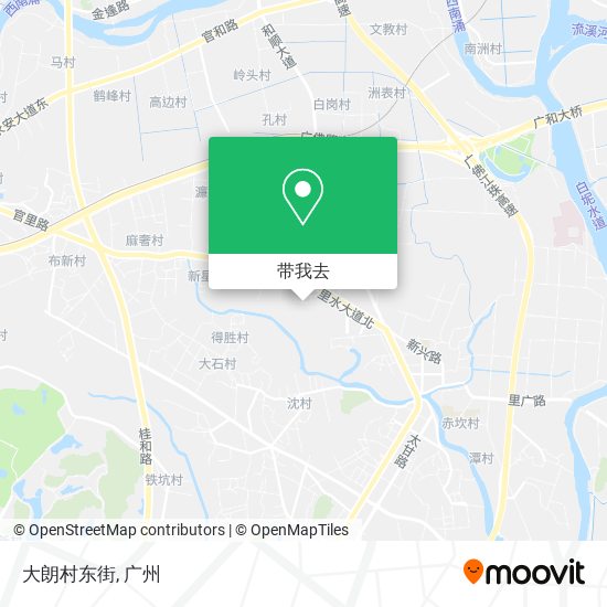 大朗村东街地图