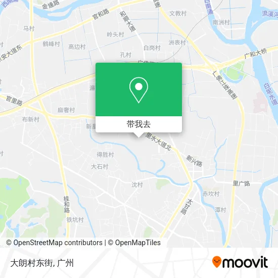 大朗村东街地图