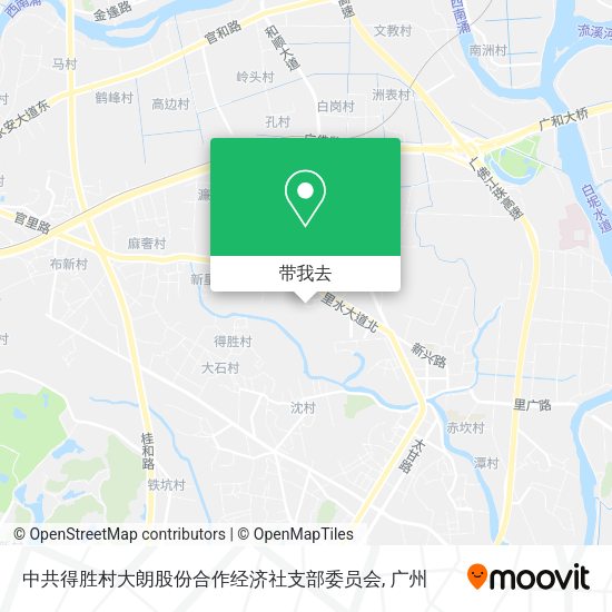中共得胜村大朗股份合作经济社支部委员会地图