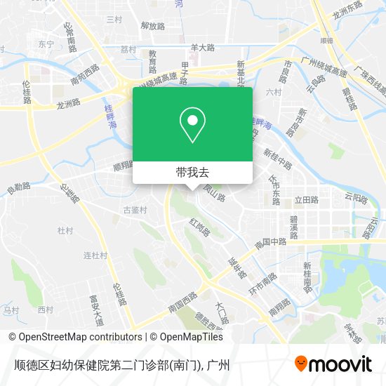 顺德区妇幼保健院第二门诊部(南门)地图