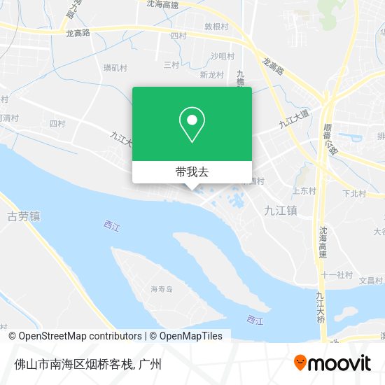 佛山市南海区烟桥客栈地图