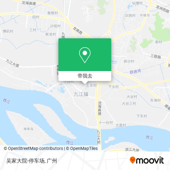 吴家大院-停车场地图