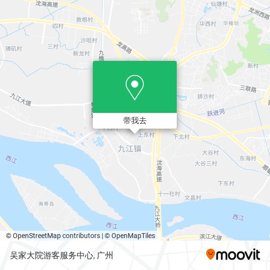 吴家大院游客服务中心地图