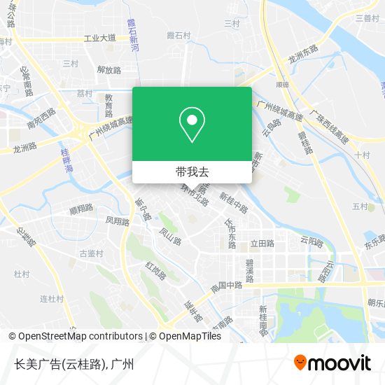 长美广告(云桂路)地图
