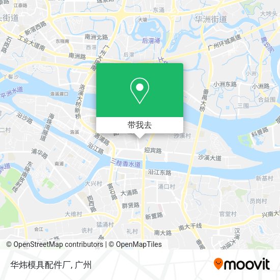 华炜模具配件厂地图