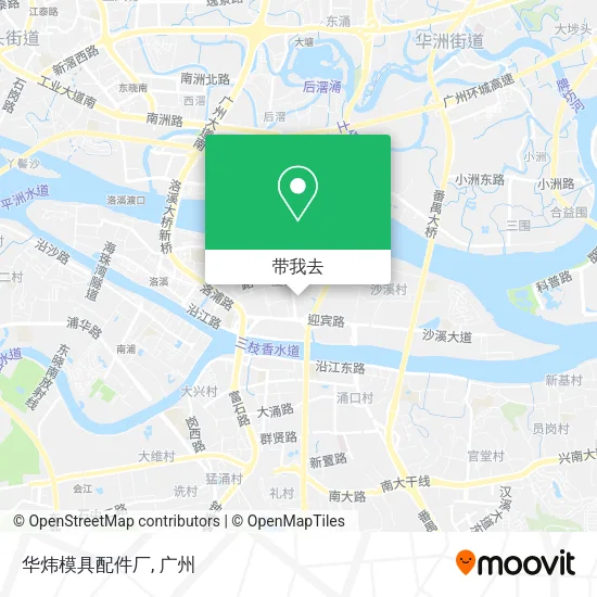 华炜模具配件厂地图