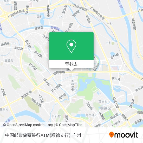 中国邮政储蓄银行ATM(顺德支行)地图